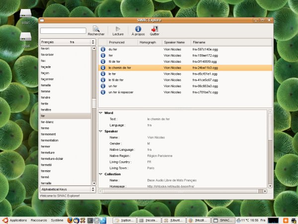 Swac Explore sous GNU/Linux Ubuntu